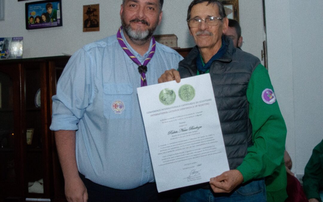 Ruben Barboza Nuevo Miembro de la Fraternidad Mundial San Jorge